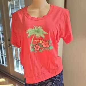 Tropical Coral Women's Short Sleeve Tee
